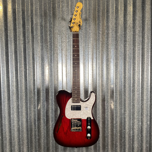 G&L Tribute ASAT Classic Bluesboy Semi Hollow Body Redburst Guitar #2219 Used