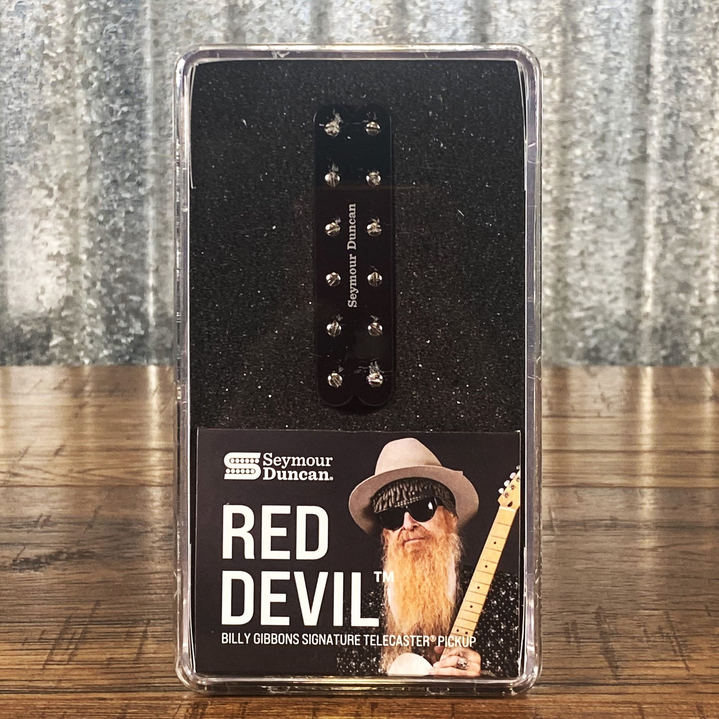 Seymour Duncan Billy Gibbons Red Devil Tele Bridge 4 Conductor Guitar Pickup Black