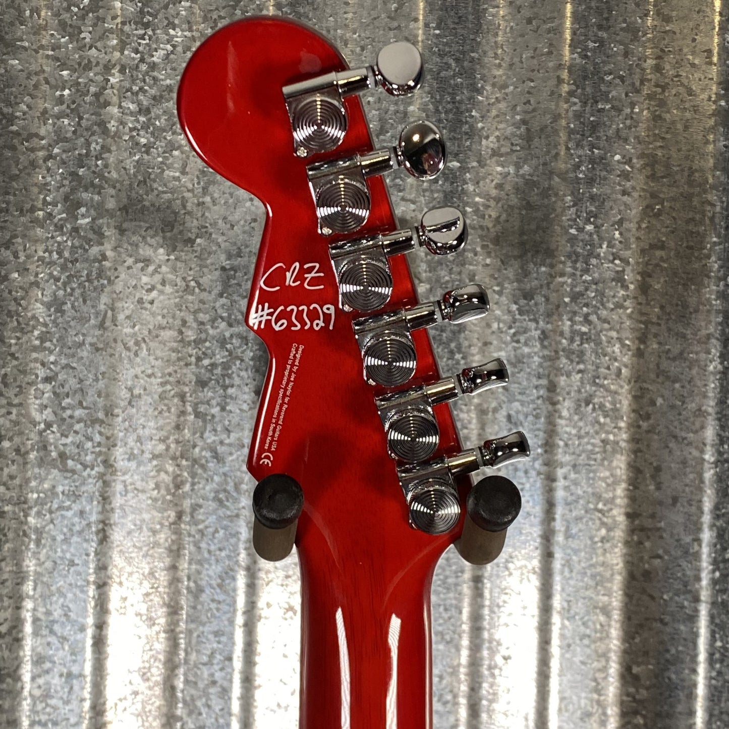 Reverend Warhawk Double Agent W Trans Cherry Guitar DAW #63329