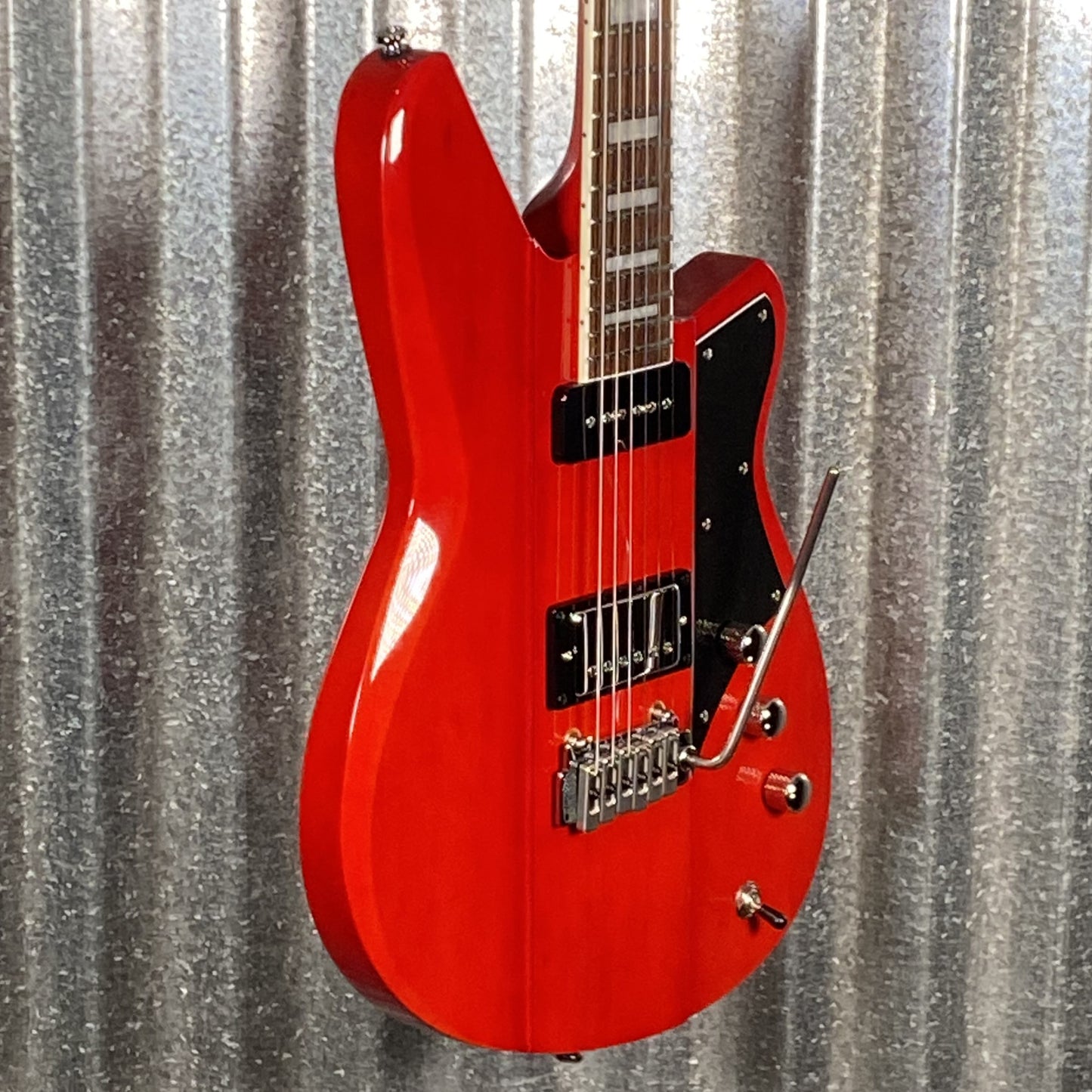 Reverend Warhawk Double Agent W Trans Cherry Guitar DAW #63329