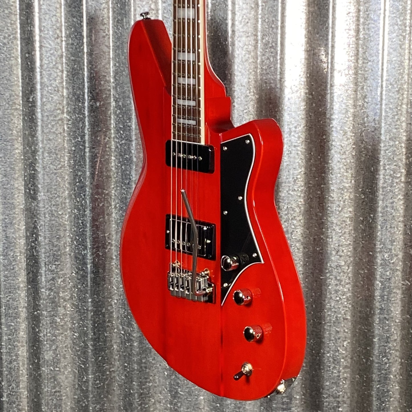 Reverend Warhawk Double Agent W Trans Cherry Guitar DAW #63329