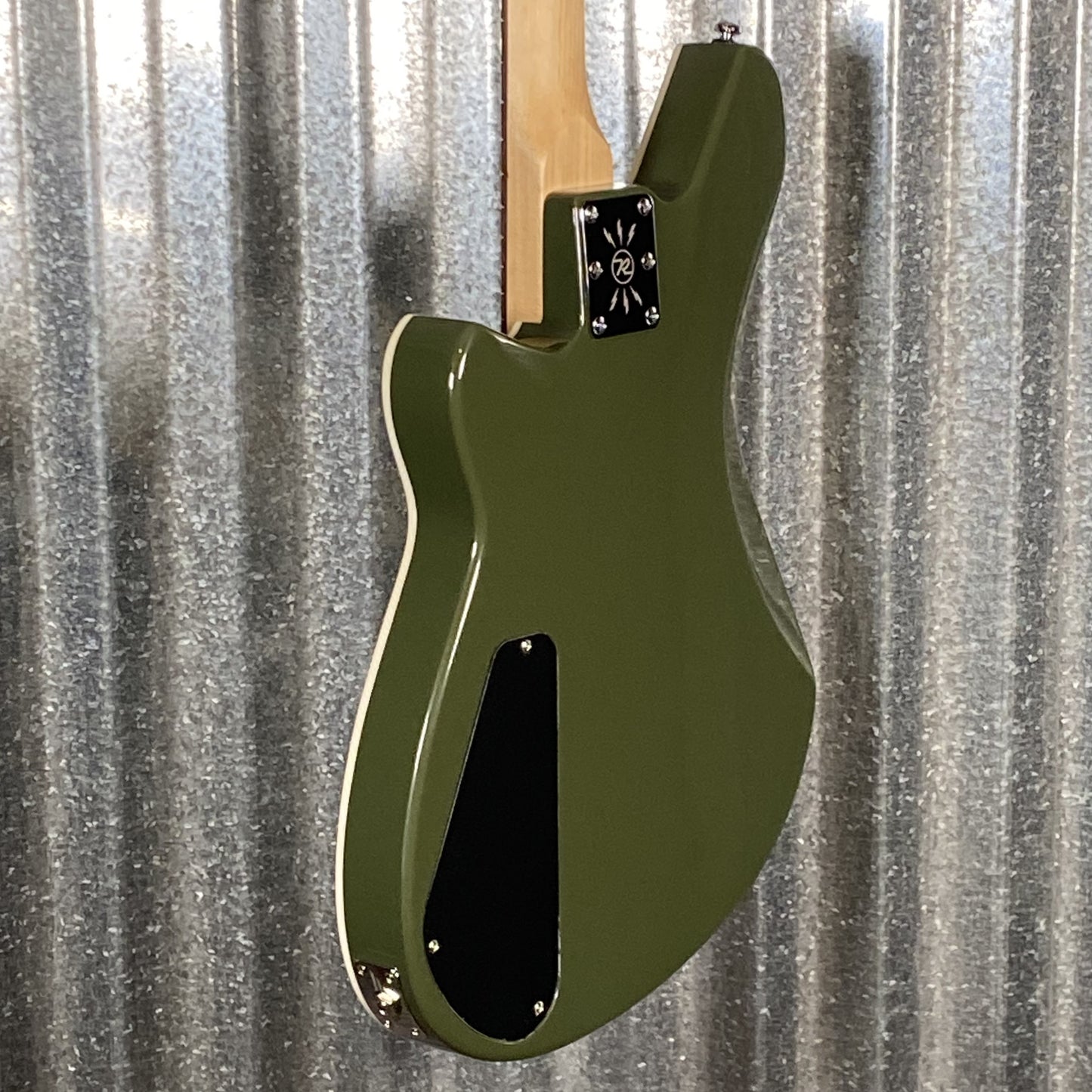 Reverend Descent RA Army Green Baritone Guitar #66468