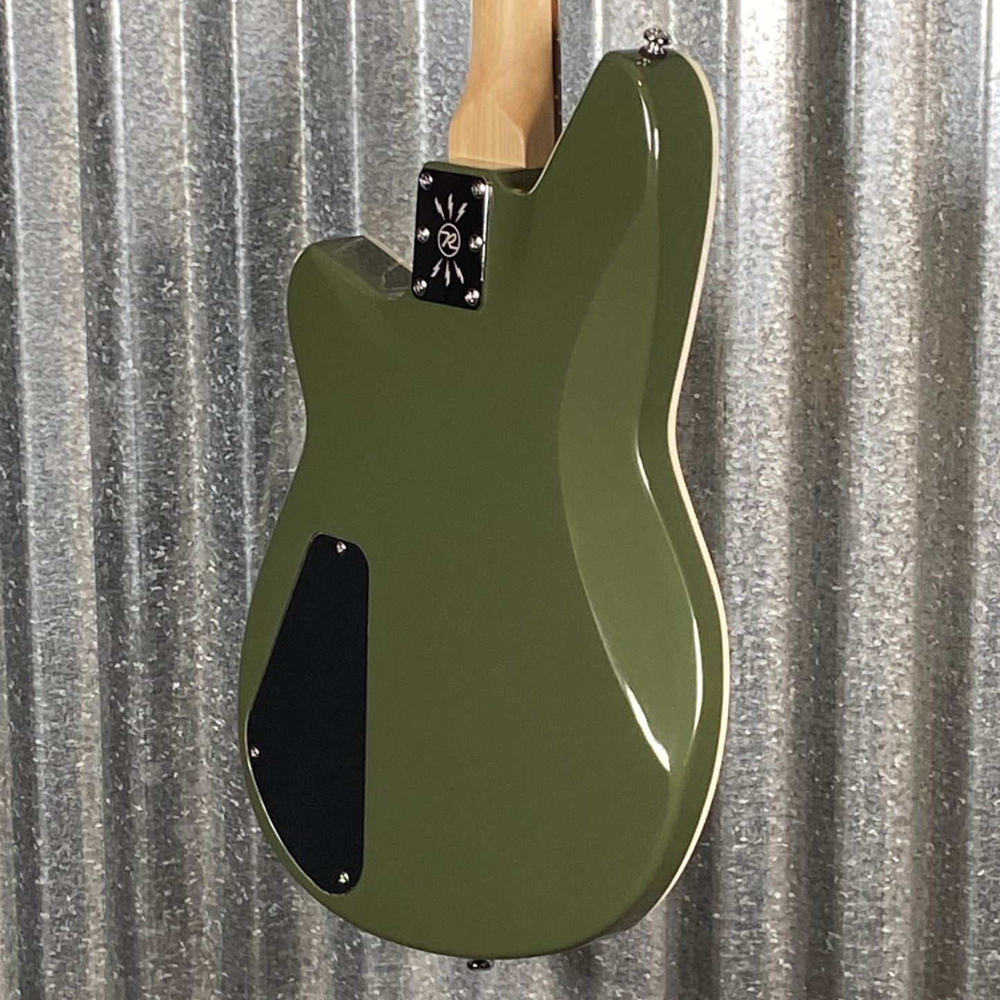Reverend Descent RA Army Green Baritone Guitar #66468