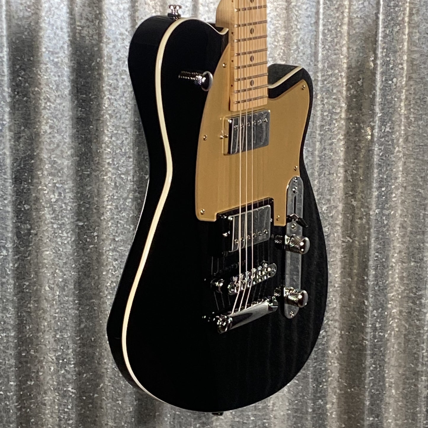 Reverend Charger HB Midnight Black Guitar #64256