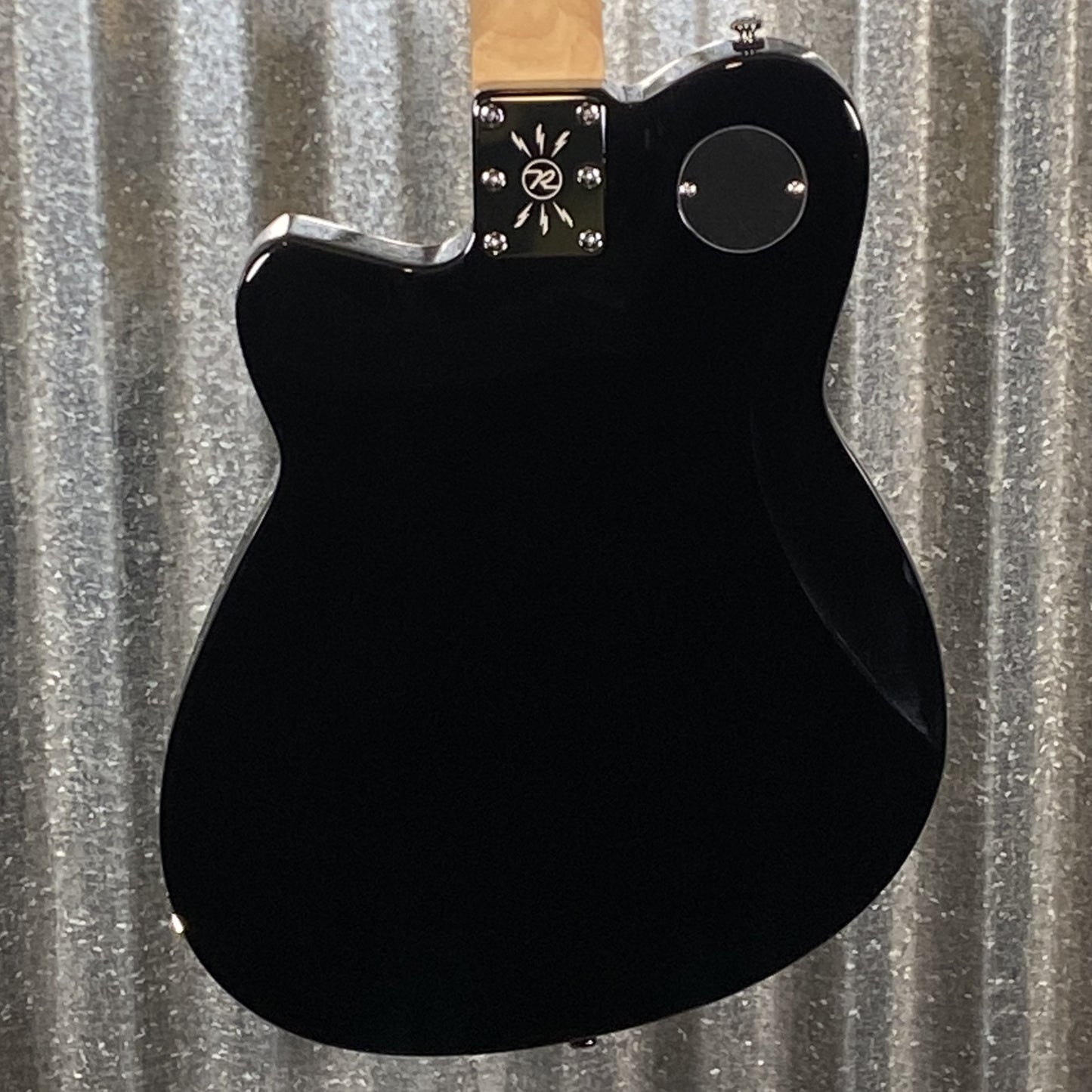 Reverend Charger HB Midnight Black Guitar #64256