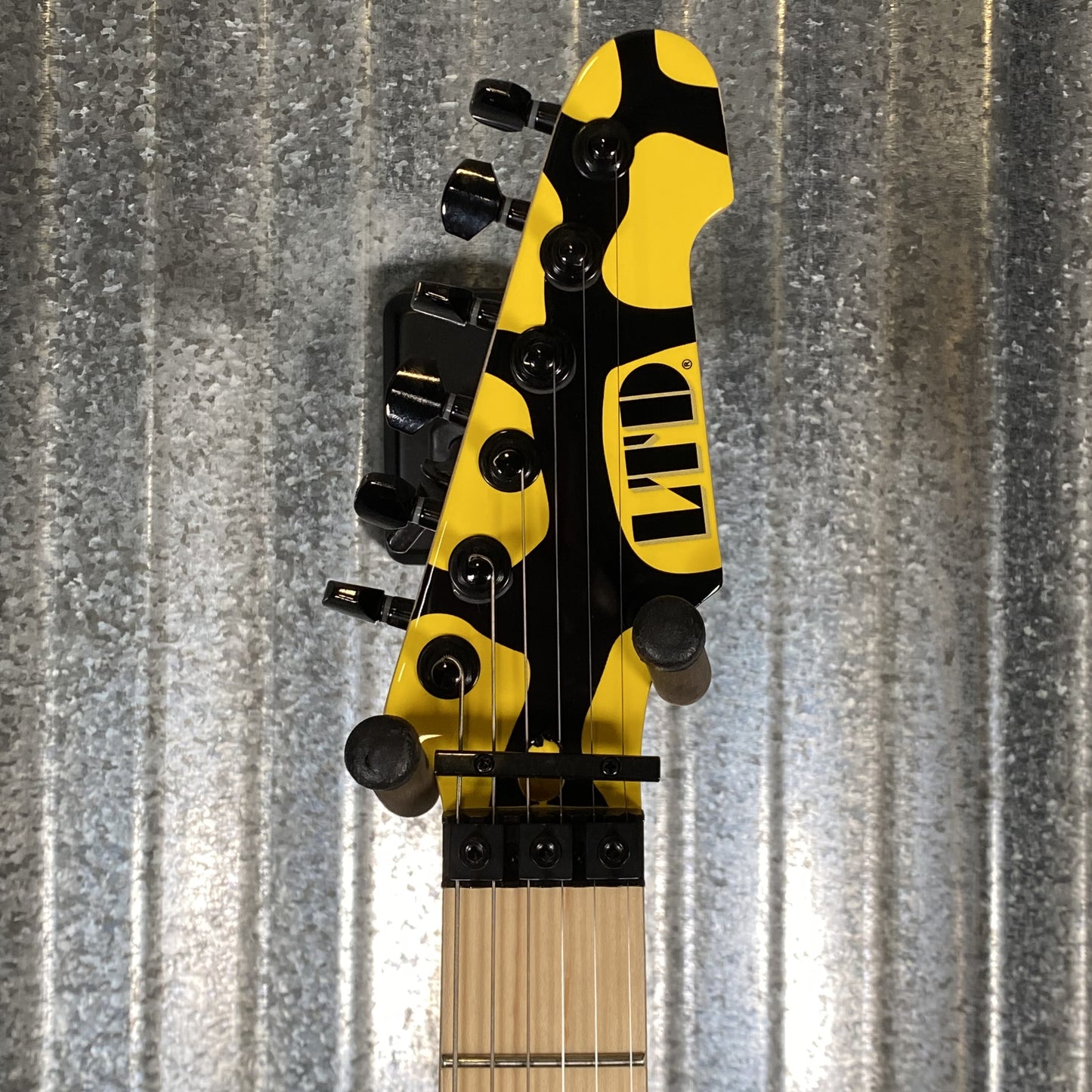 ESP LTD GL-200MT George Lynch Yellow Tiger Stripe Graphic Guitar LGL200MT # 0078 Used