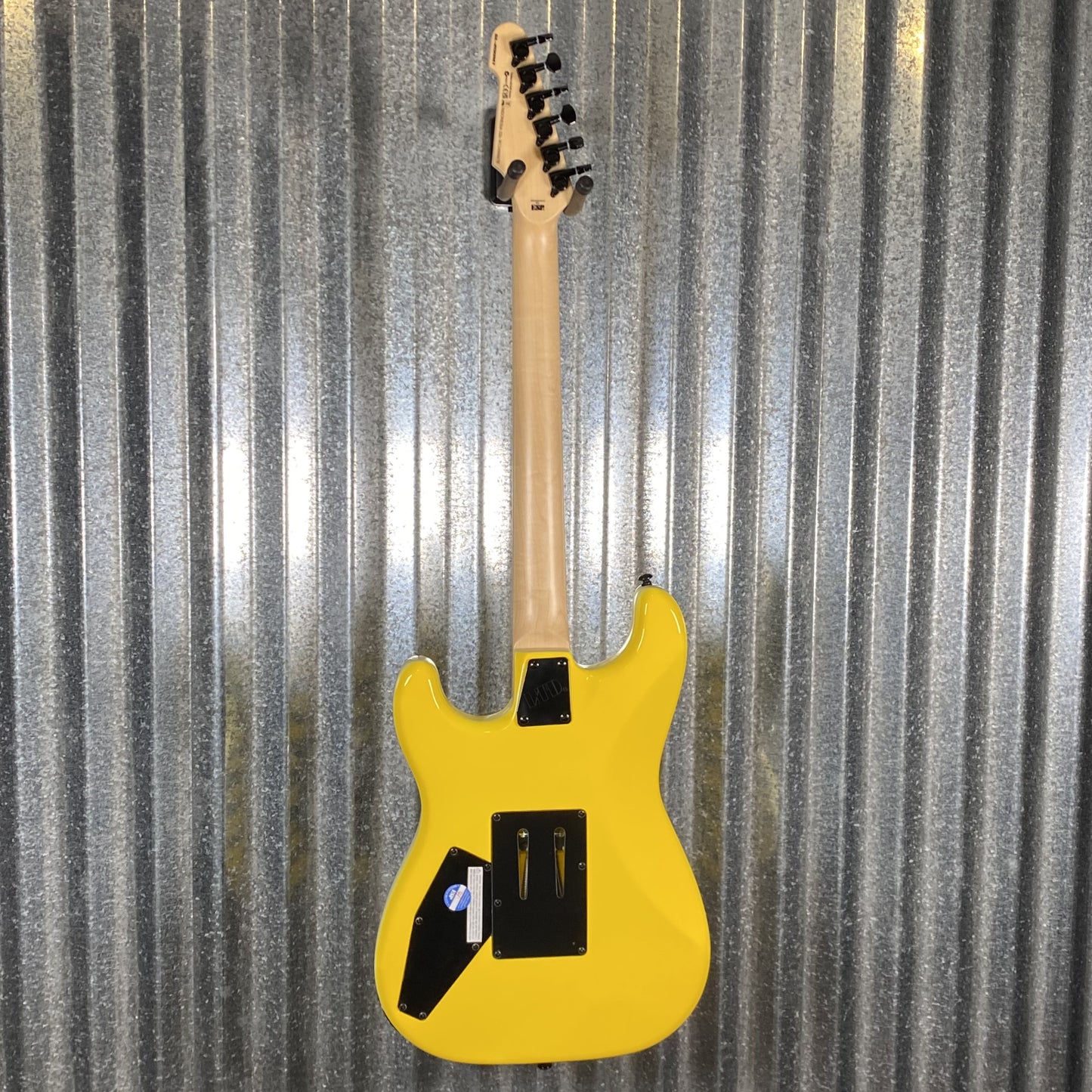 ESP LTD GL-200MT George Lynch Yellow Tiger Stripe Graphic Guitar LGL200MT # 0078 Used