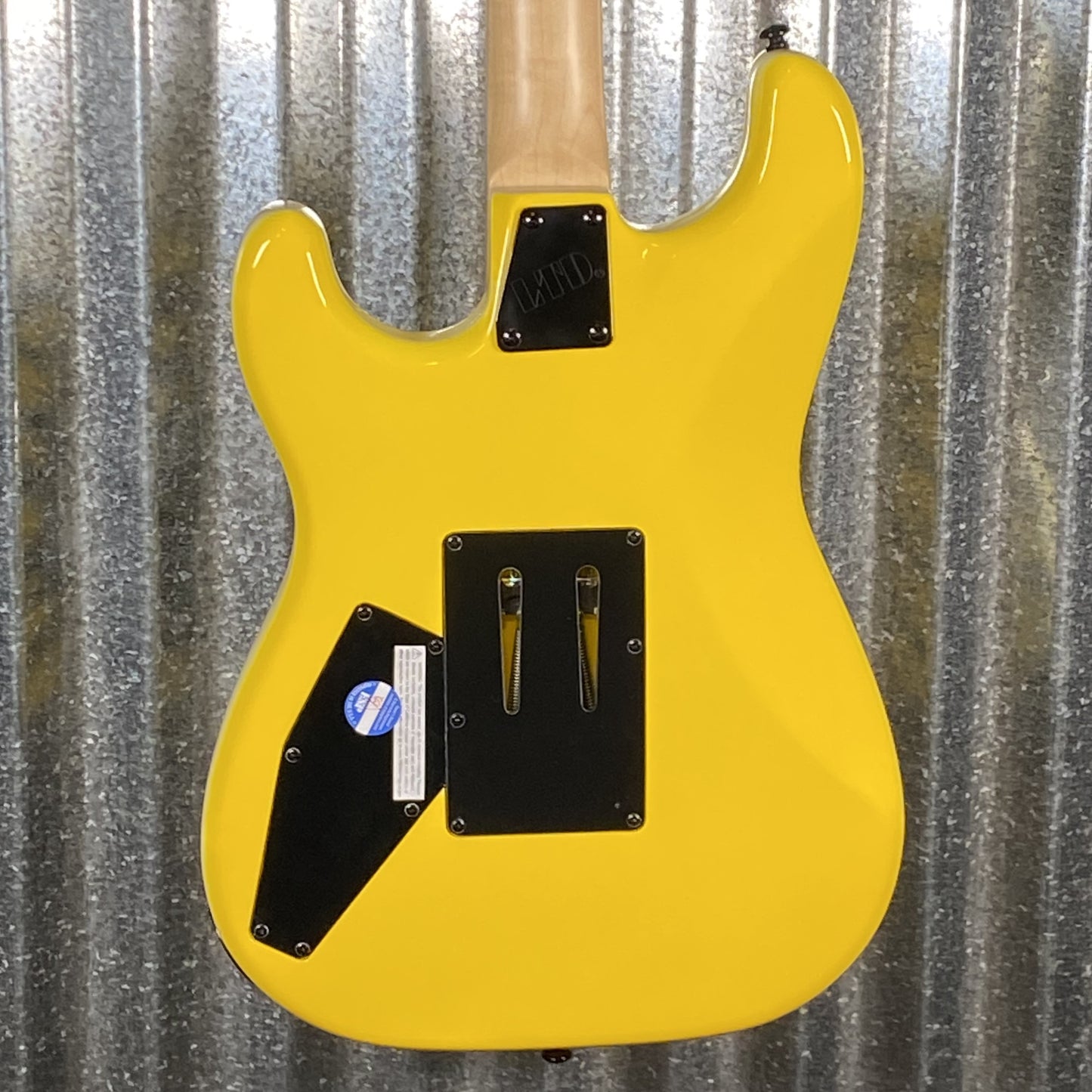 ESP LTD GL-200MT George Lynch Yellow Tiger Stripe Graphic Guitar LGL200MT # 0078 Used