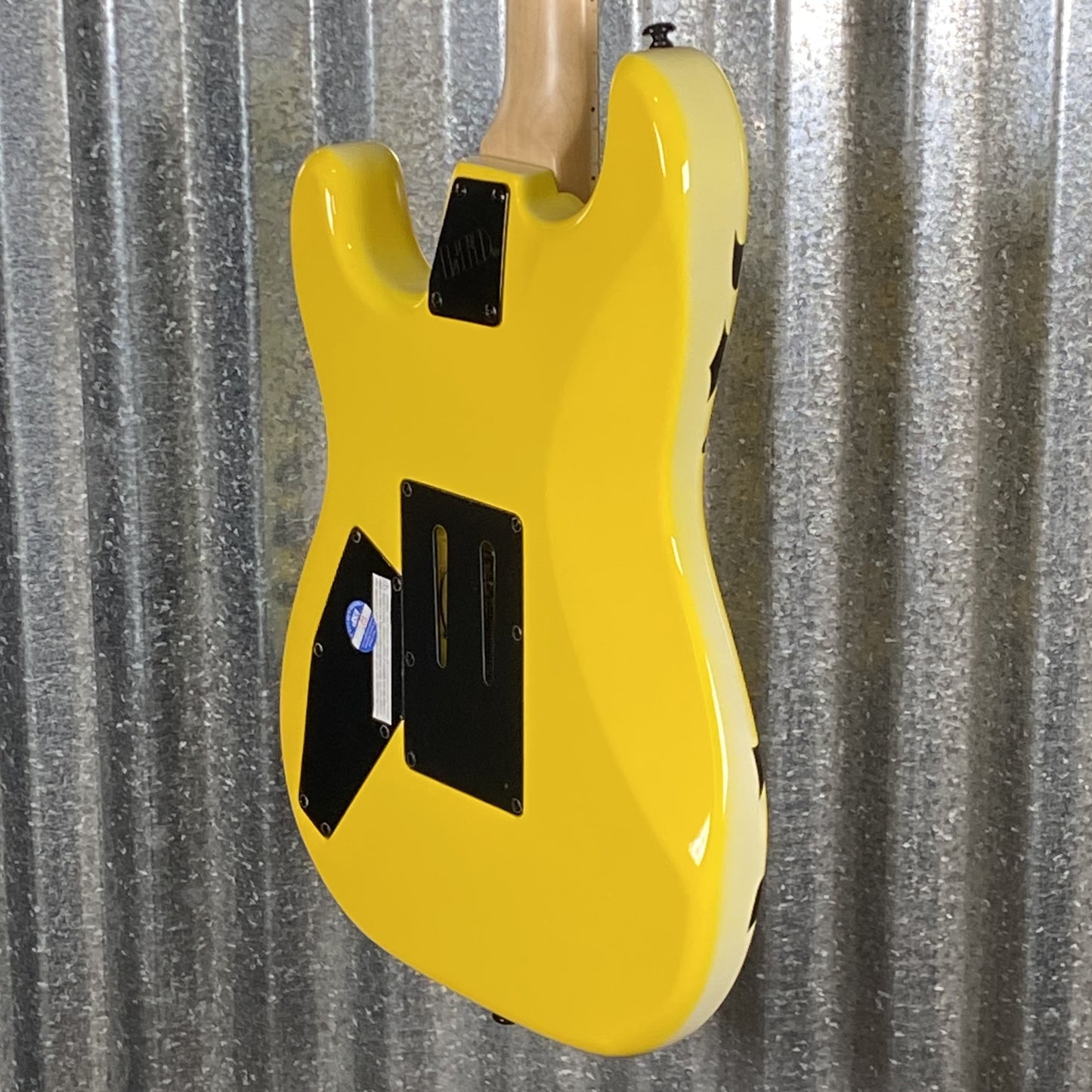 ESP LTD GL-200MT George Lynch Yellow Tiger Stripe Graphic Guitar LGL200MT # 0078 Used