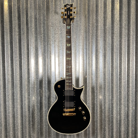 ESP LTD EC-1000 Gloss Black EMG Pickups Guitar LEC1000BLK #0469 Used