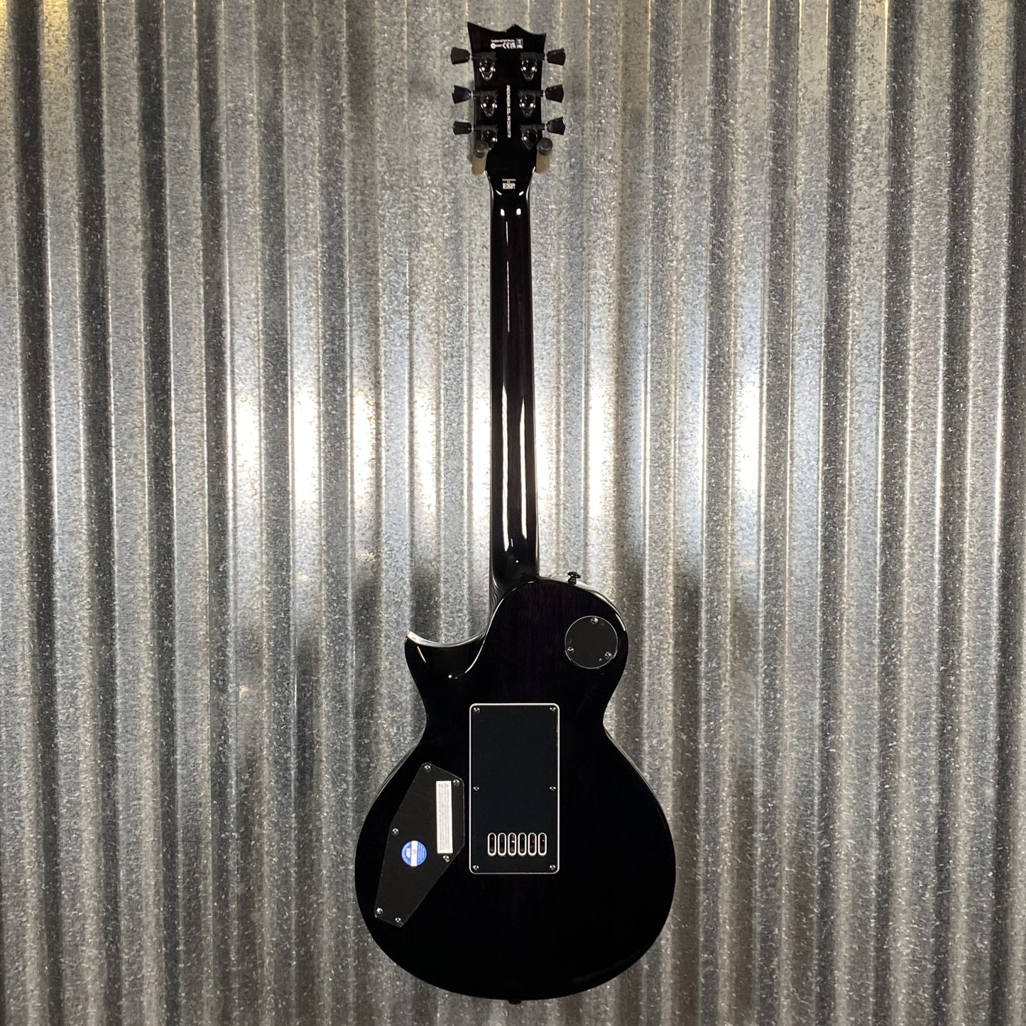 ESP LTD EC-1000 Evertune Flame See Thru Black Seymour Duncan Guitar EC1000ETFMSTBLK #1578 Used