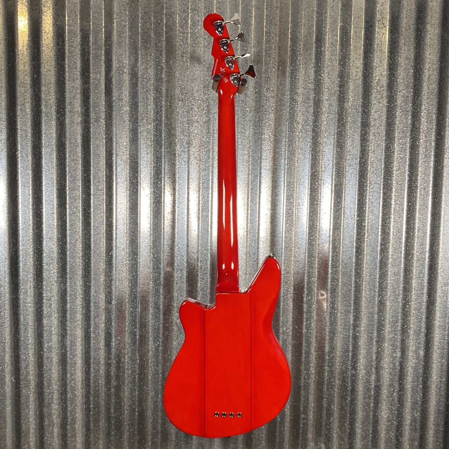 Reverend Sentinel Short Scale 4 String Bass Single Pickup Trans Cherry #64158