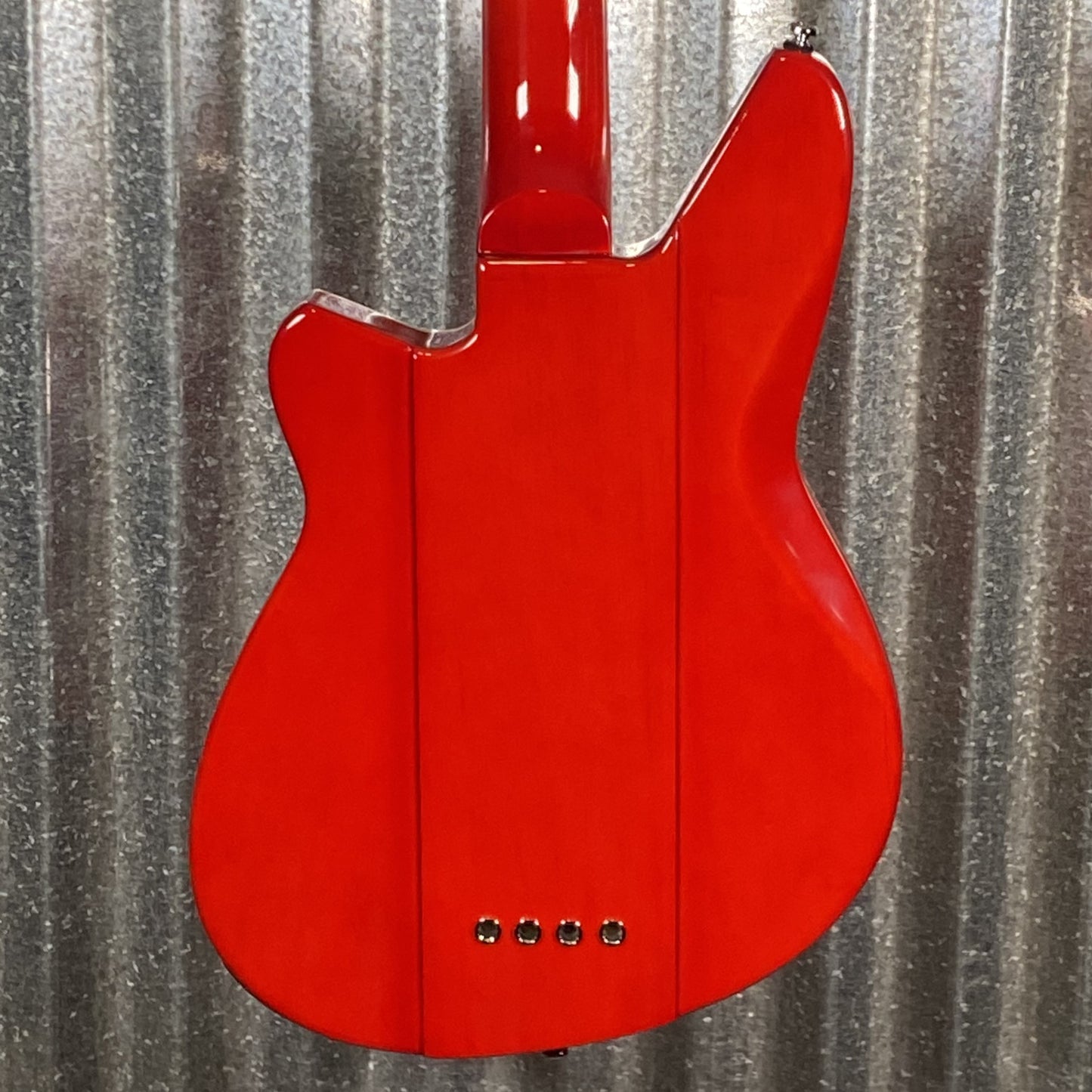 Reverend Sentinel Short Scale 4 String Bass Single Pickup Trans Cherry #64158