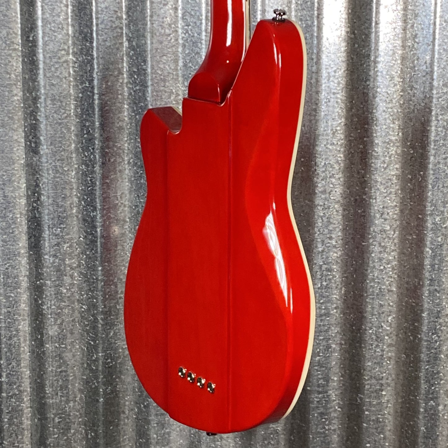 Reverend Sentinel Short Scale 4 String Bass Single Pickup Trans Cherry #64158