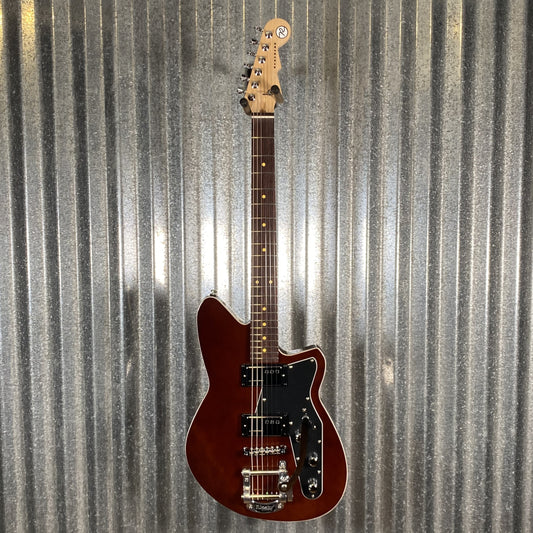 Reverend Jetstream HCB Bigsby Dark Violin Brown Railhammer Guitar #67213