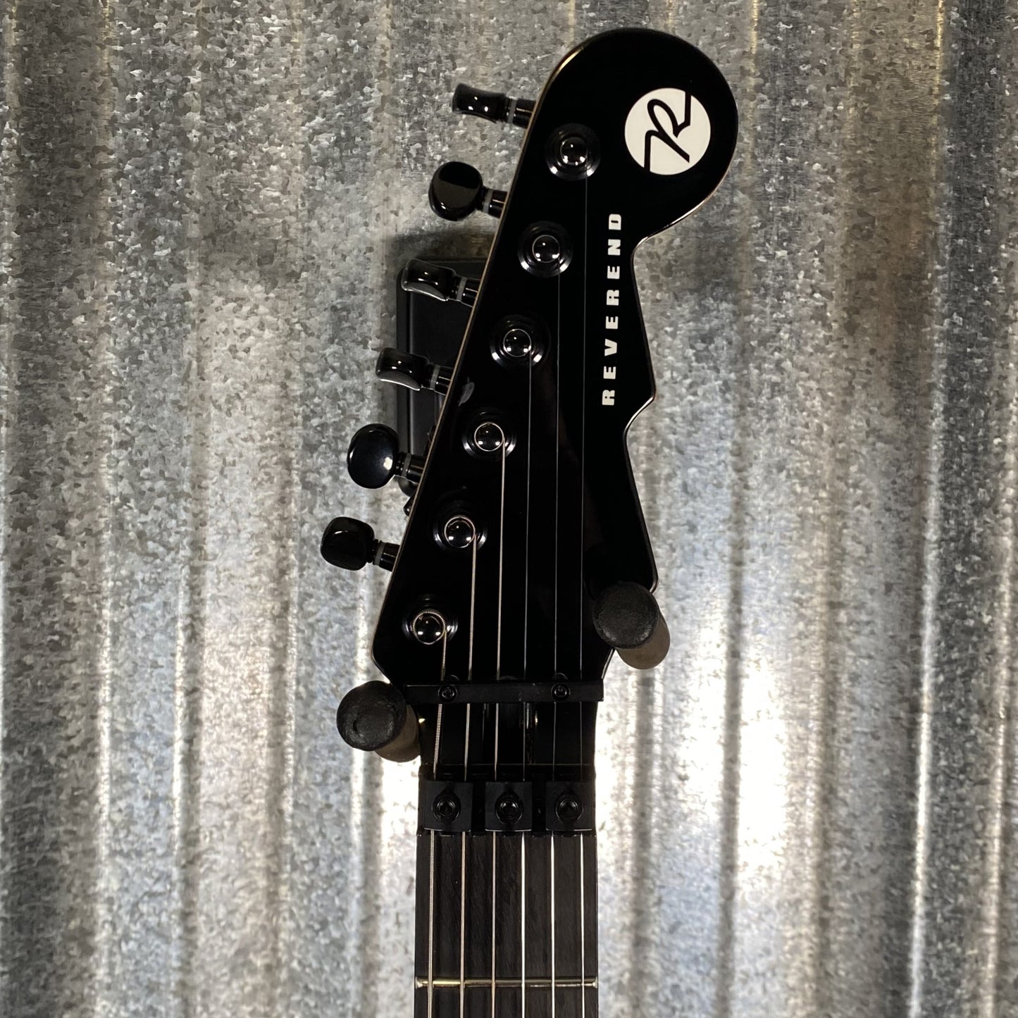 Reverend Kingbolt RA Blackout Edition Midnight Black Railhammer Guitar #66800