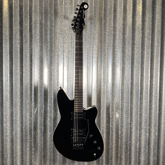 Reverend Kingbolt RA Floyd Blackout Edition Midnight Black Railhammer Guitar #66800