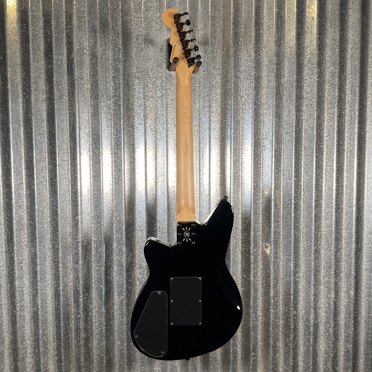 Reverend Kingbolt RA Floyd Blackout Edition Midnight Black Railhammer Guitar #66800