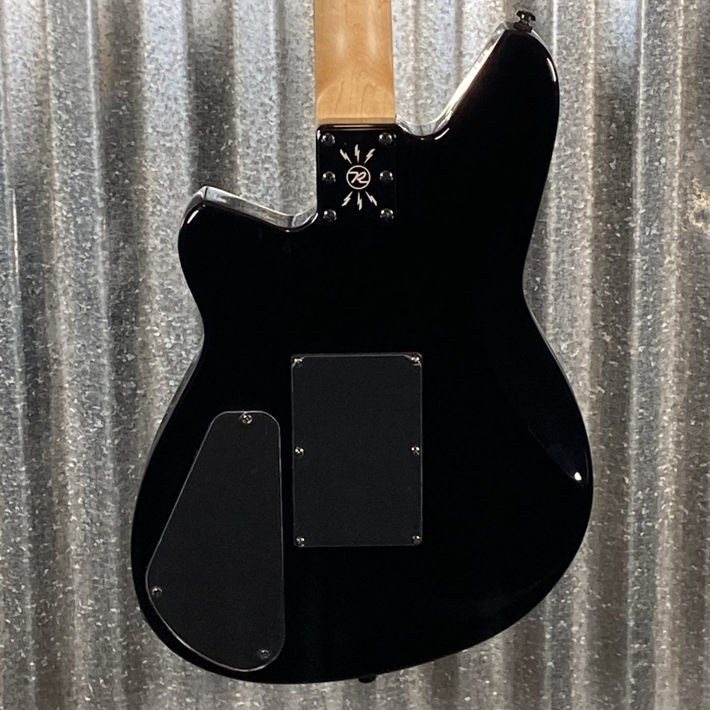 Reverend Kingbolt RA Blackout Edition Midnight Black Railhammer Guitar #66800