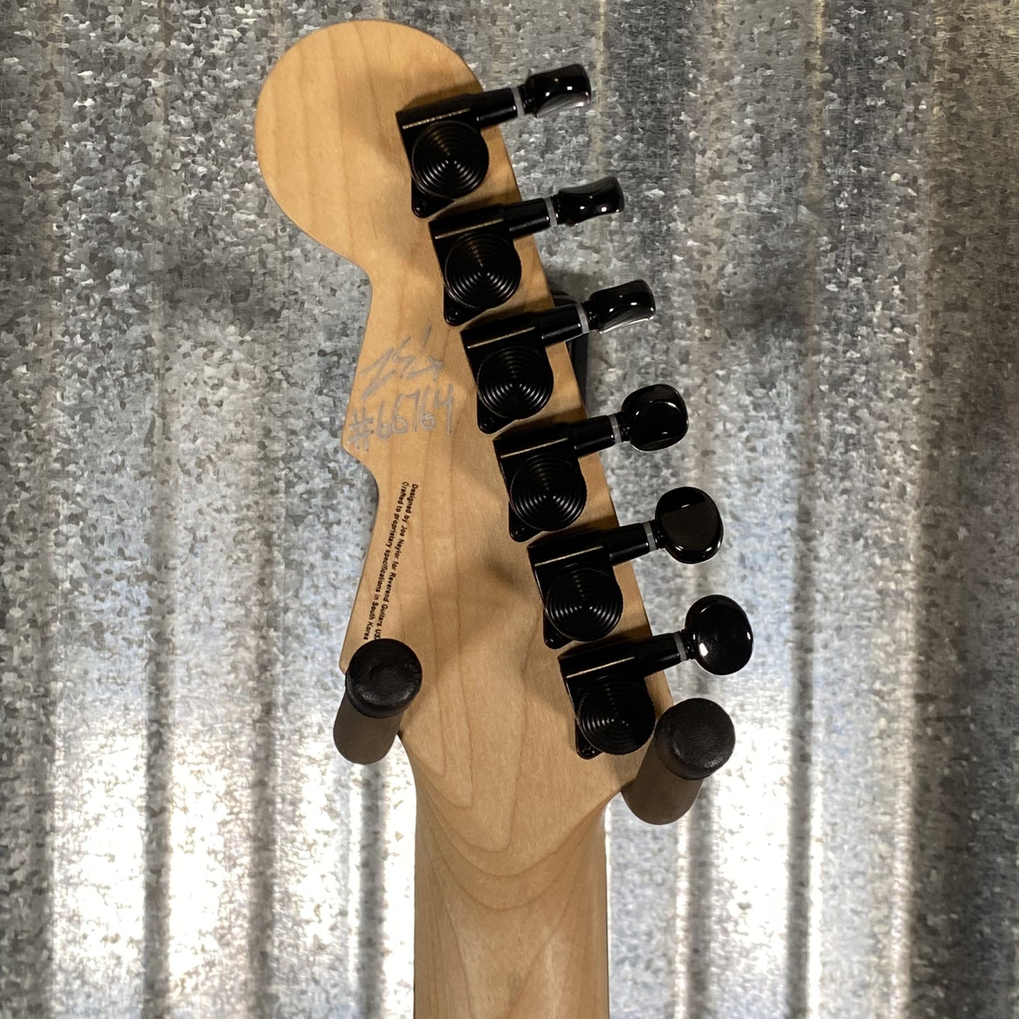 Reverend Charger RA Blackout Edition Midnight Black Railhammer Guitar #66764