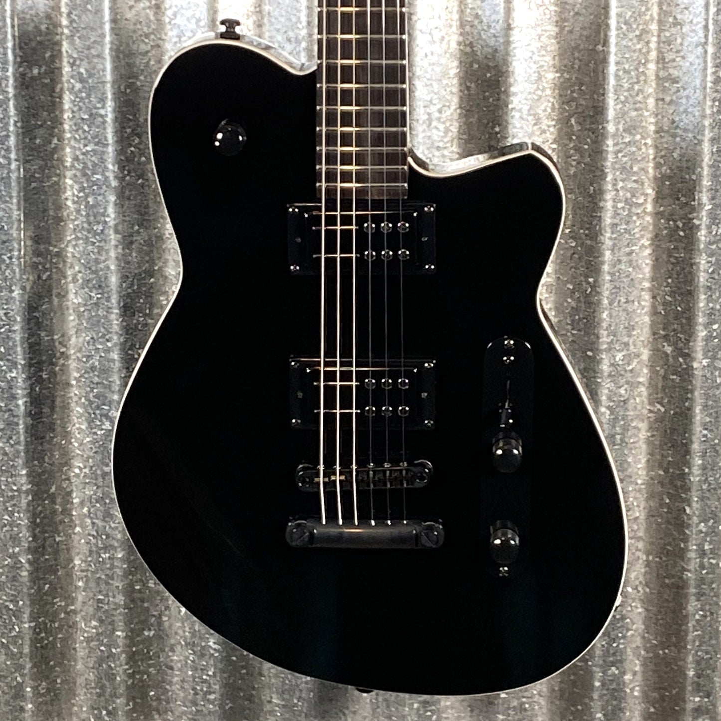 Reverend Charger RA Blackout Edition Midnight Black Railhammer Guitar #66764