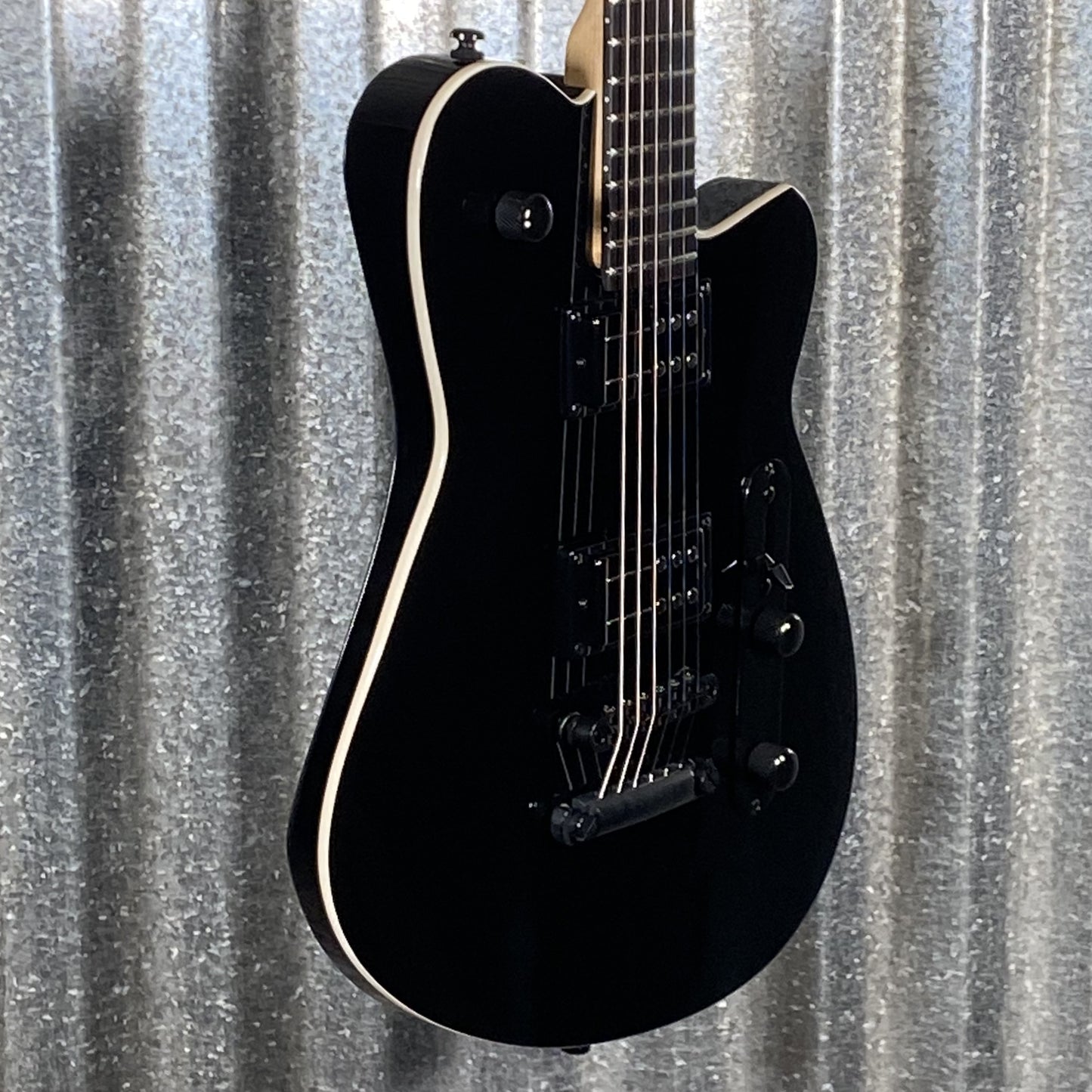 Reverend Charger RA Blackout Edition Midnight Black Railhammer Guitar #66764