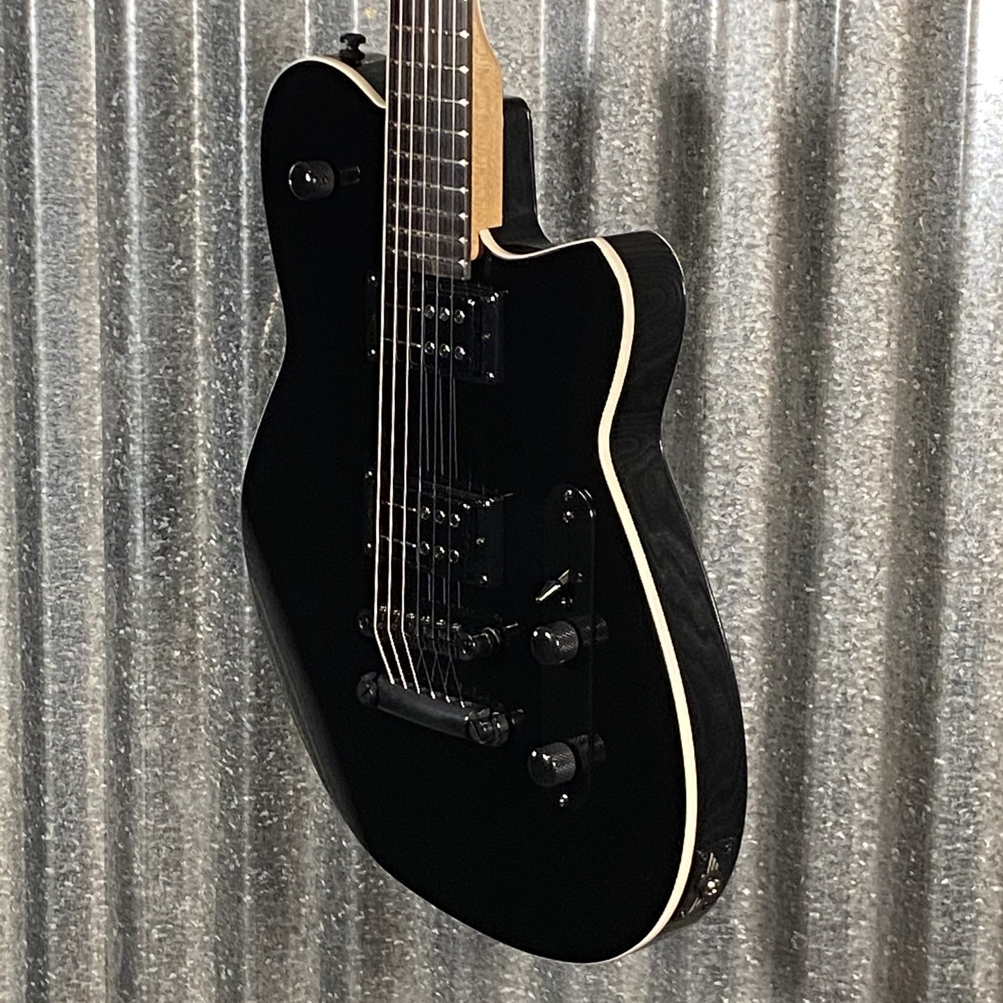 Reverend Charger RA Blackout Edition Midnight Black Railhammer Guitar #66764