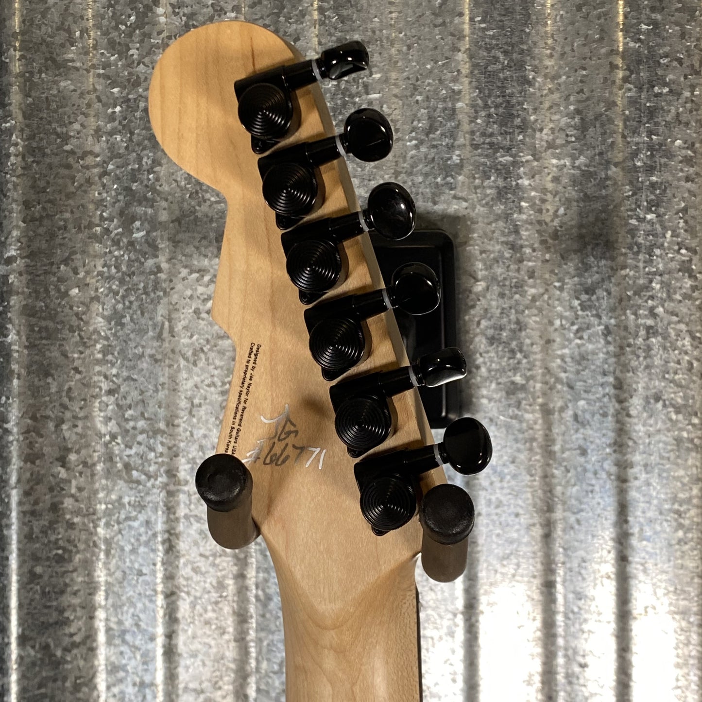 Reverend Charger RA Blackout Edition Midnight Black Railhammer Guitar #66771