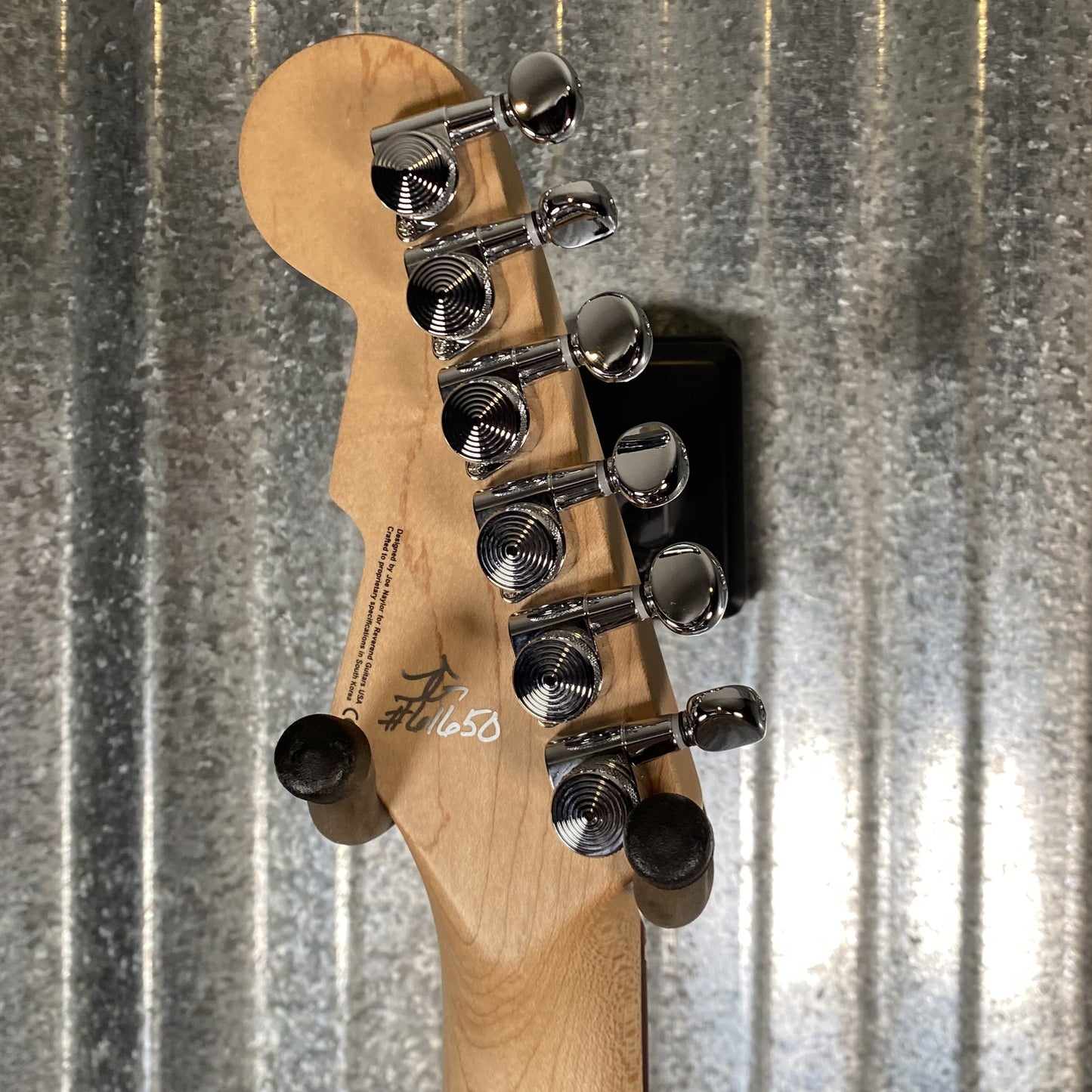 Reverend Crosscut Midnight Black Guitar #61650