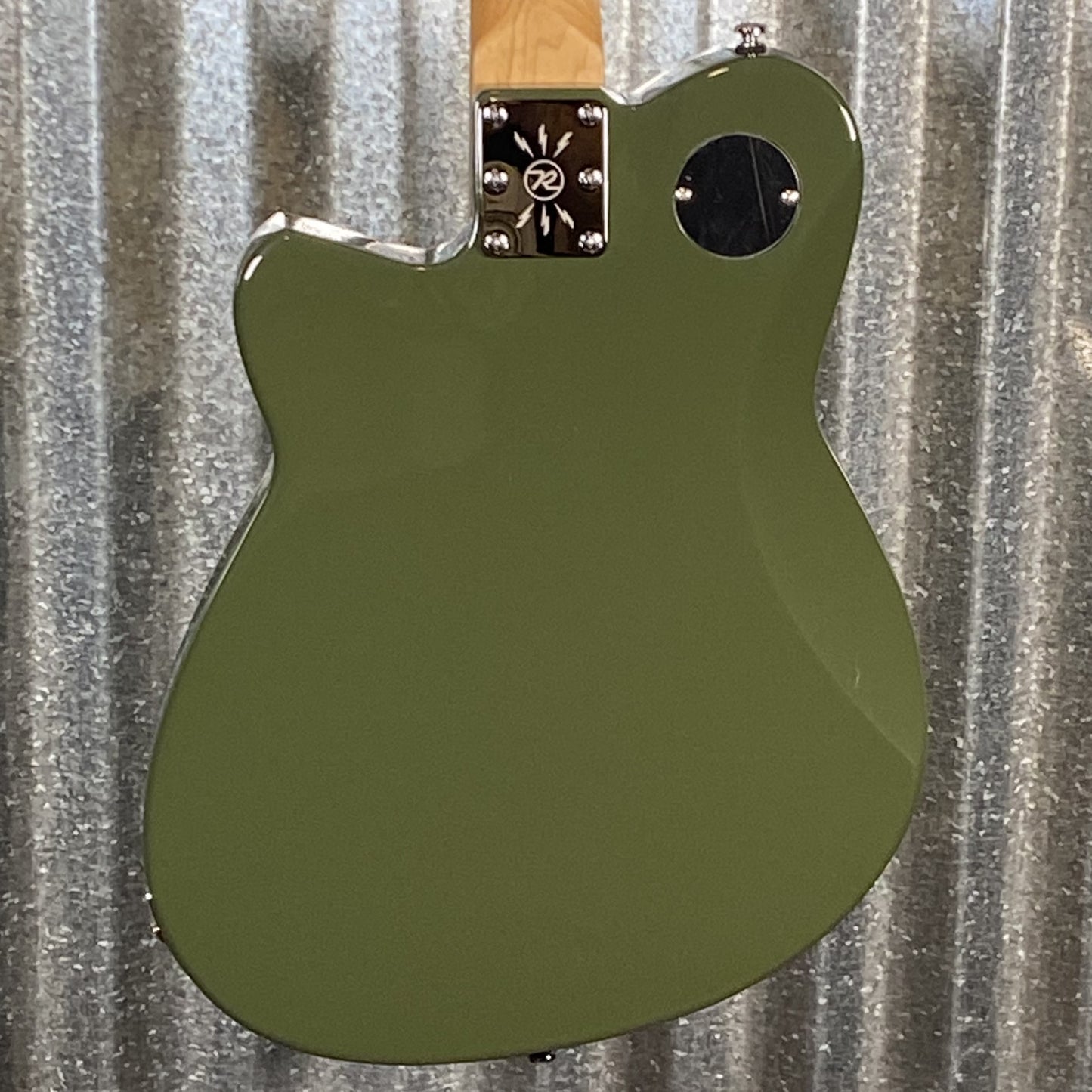 Reverend Charger 290 Bigsby Army Green Guitar #66813