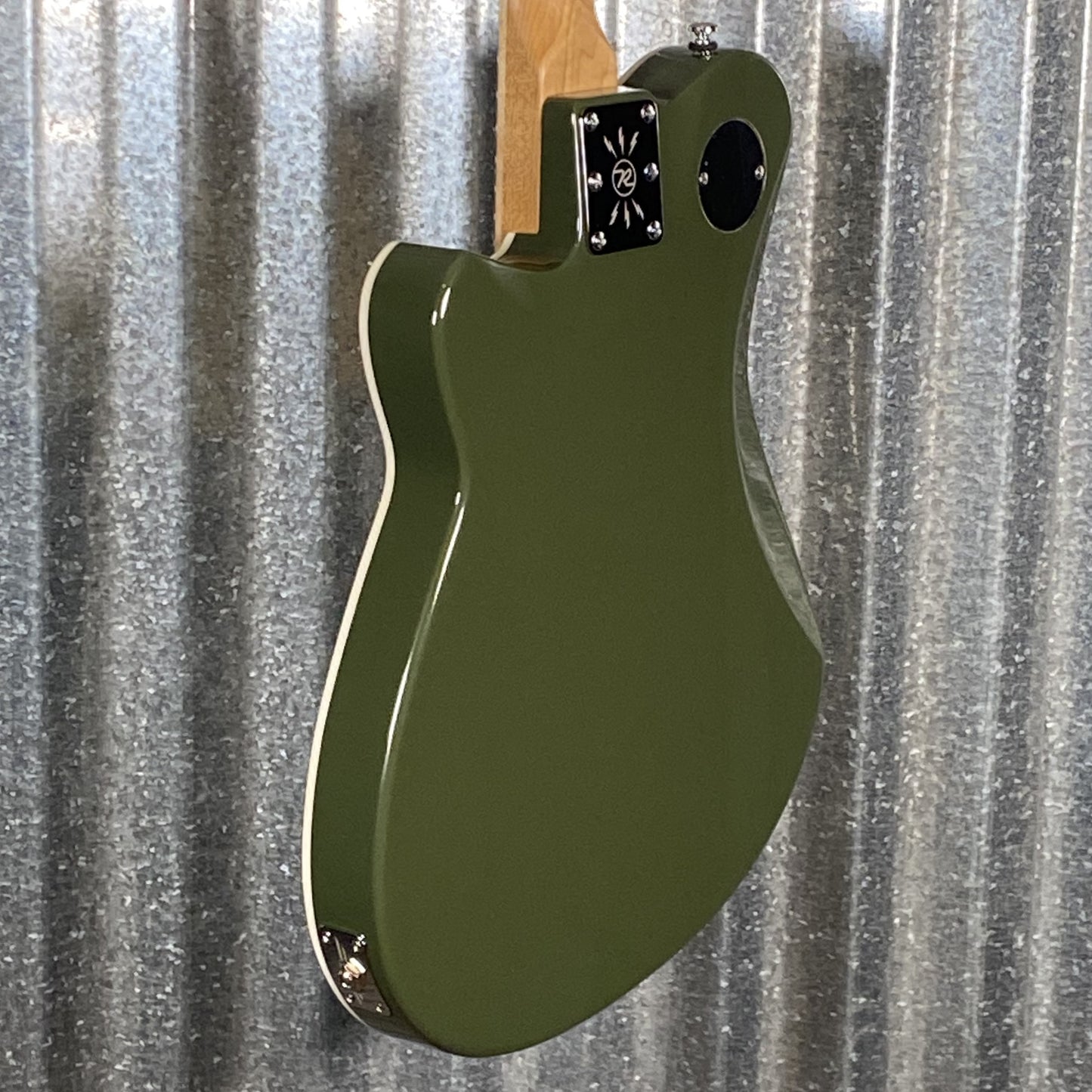 Reverend Charger 290 Bigsby Army Green Guitar #66813