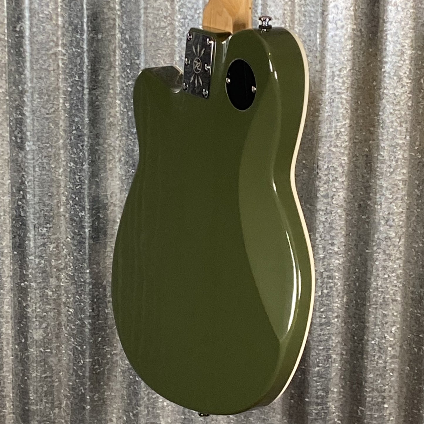 Reverend Charger 290 Bigsby Army Green Guitar #66813