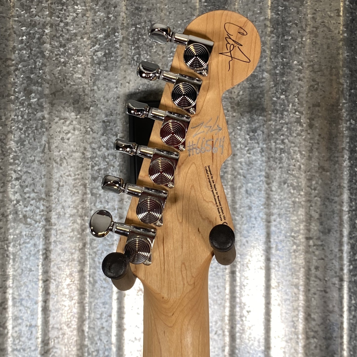 Reverend Chris Freeman Powder Yellow Guitar #66564