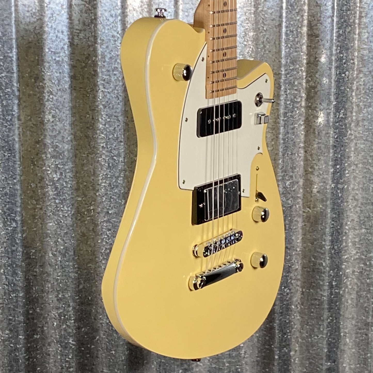 Reverend Chris Freeman Powder Yellow Guitar & Bag #66564