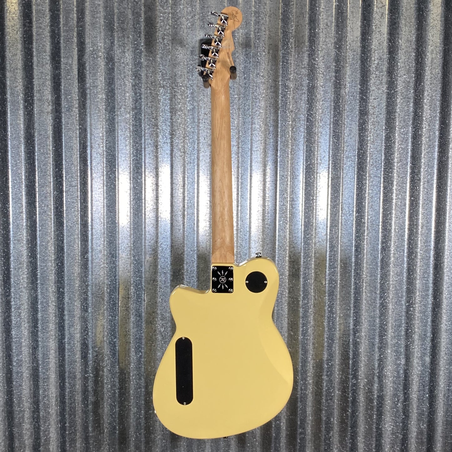 Reverend Chris Freeman Powder Yellow Guitar & Bag #66564