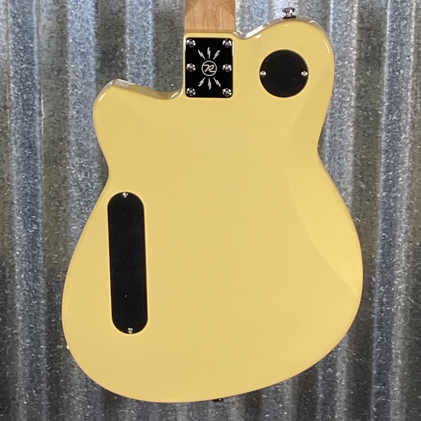 Reverend Chris Freeman Powder Yellow Guitar & Bag #66564
