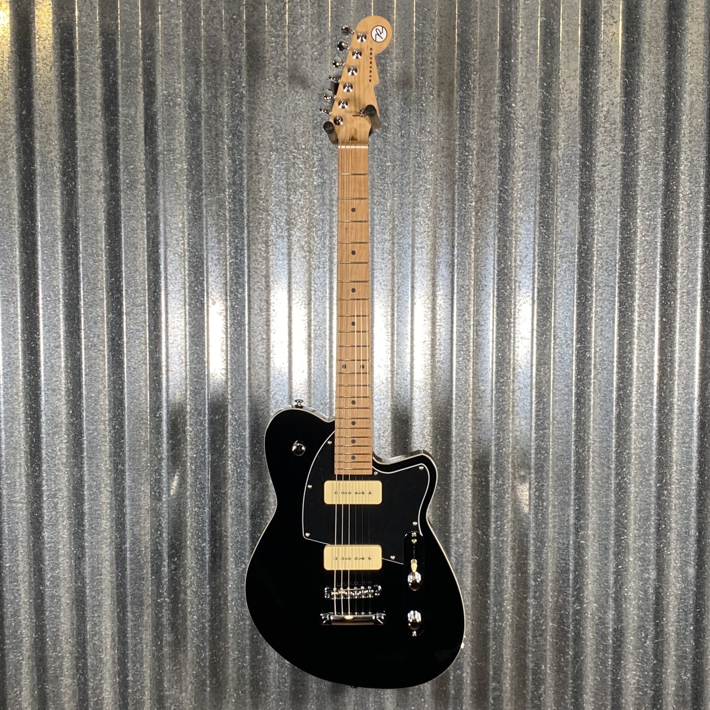 Reverend Charger 290 Midnight Black Guitar #65073