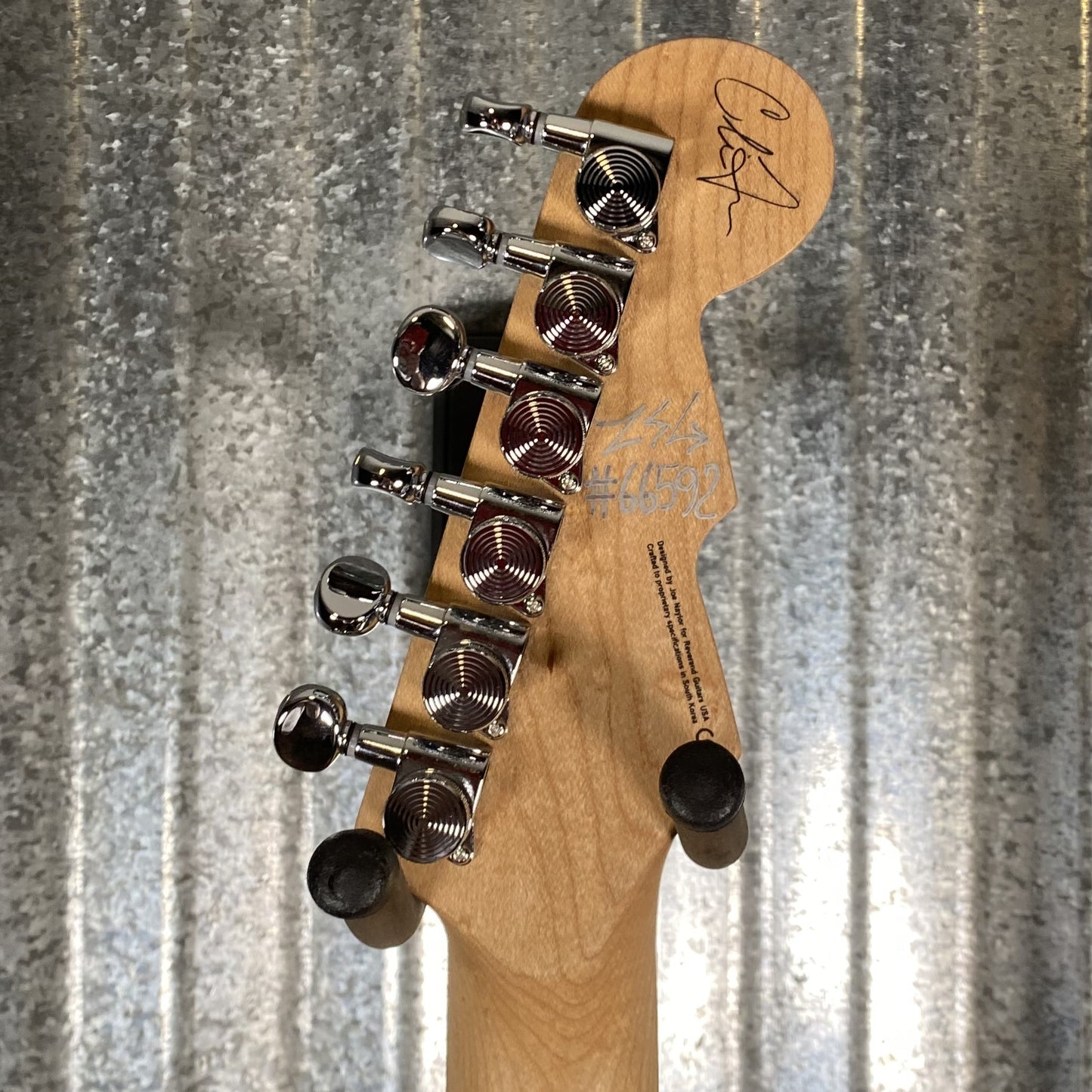 Reverend Chris Freeman Turquoise Sparkle Guitar #66592