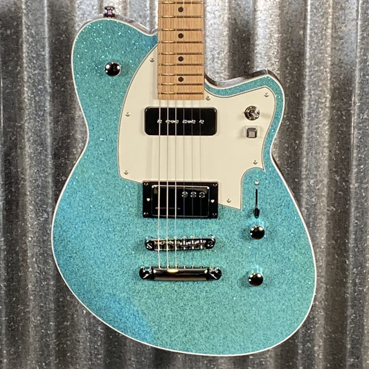 Reverend Chris Freeman Turquoise Sparkle Guitar #66592