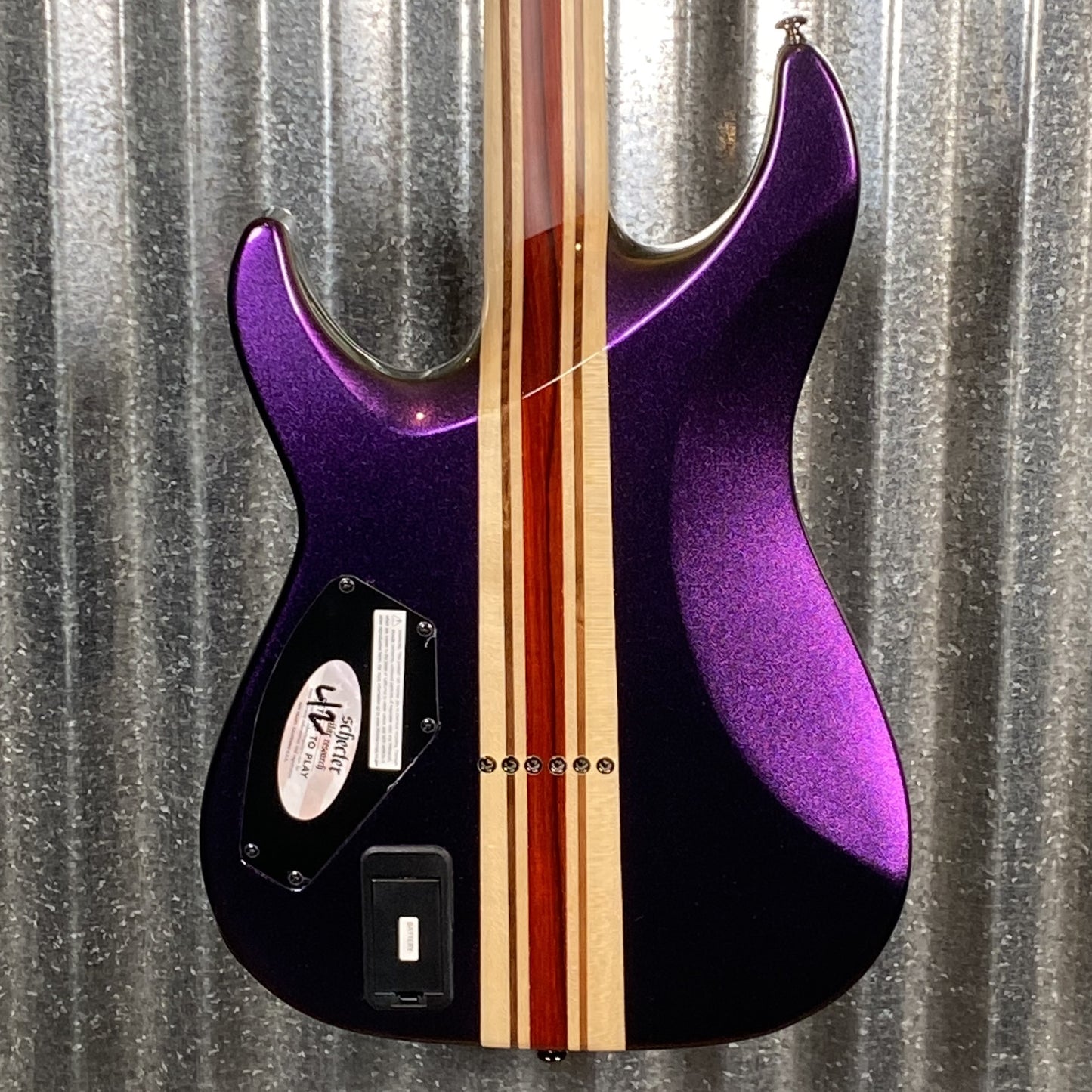 Schecter C-1 SLS Hollywood Supernova Metallic Fishman Guitar #2160