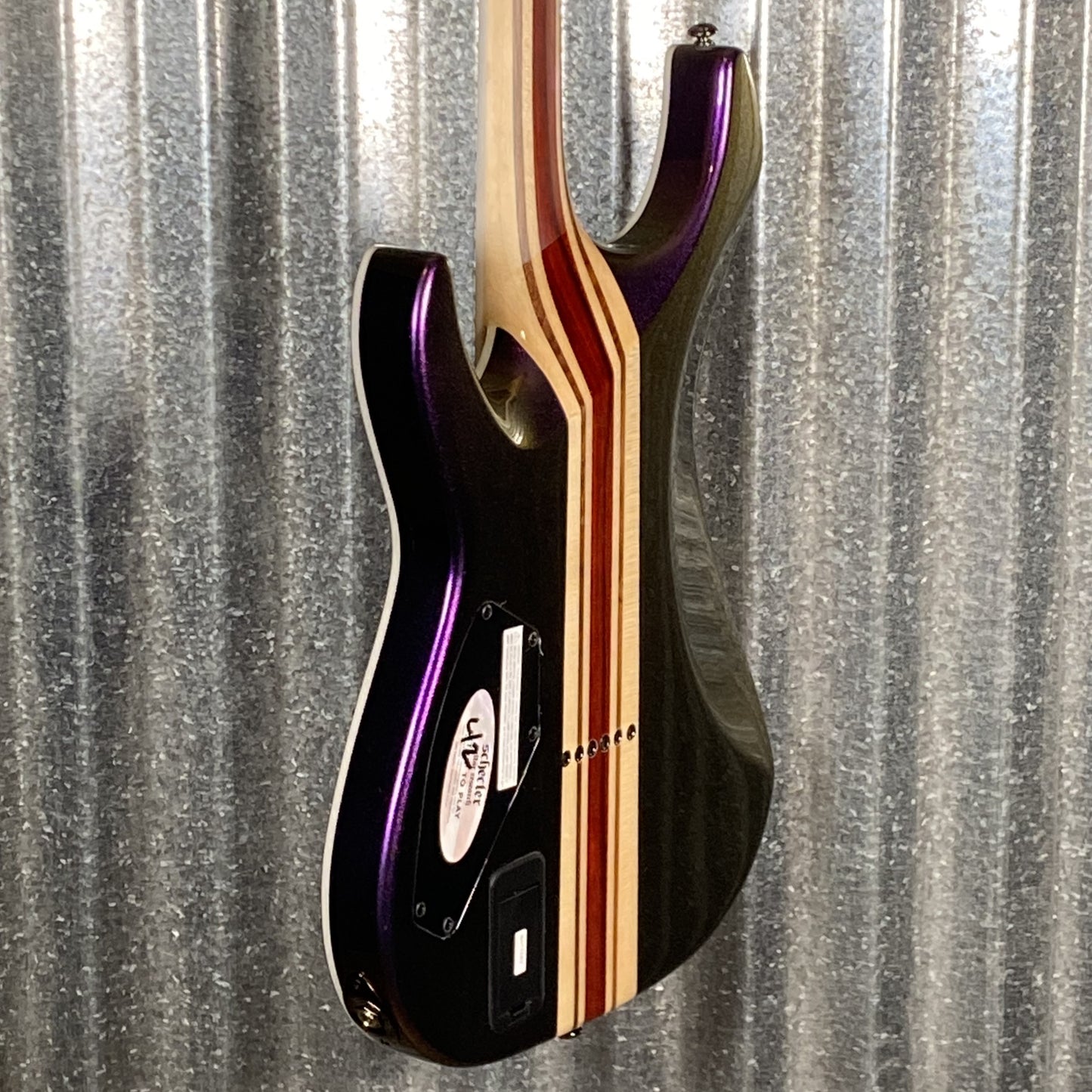 Schecter C-1 SLS Hollywood Supernova Metallic Fishman Guitar #2160