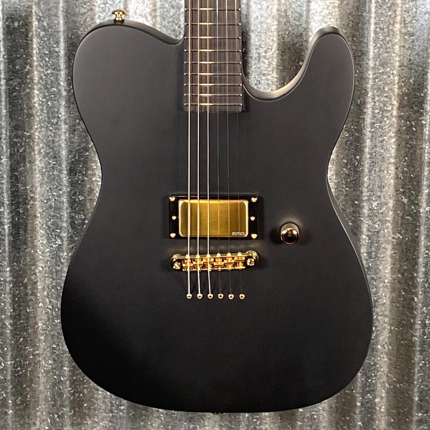ESP LTD AA-1 Alan Ashby Neck Through T Body Black Satin Guitar LAA1BLKS #1335 Used