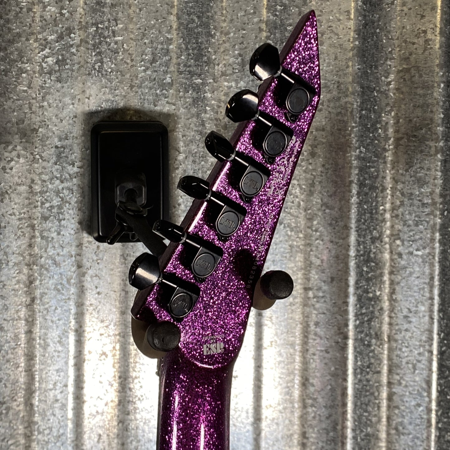 ESP LTD KH-602 Kirk Hammett Purple Sparkle EMG Guitar & Case KH602PSP #2358 Used