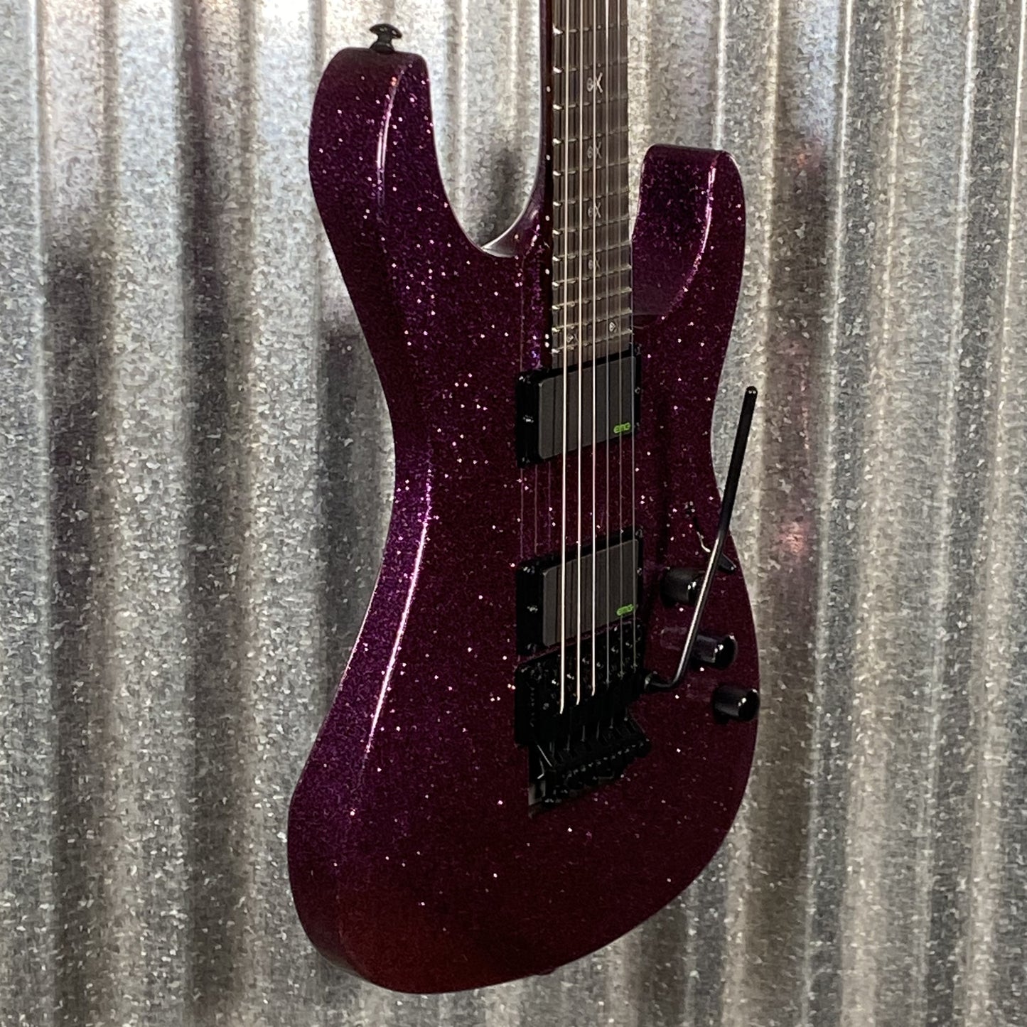 ESP LTD KH-602 Kirk Hammett Purple Sparkle EMG Guitar & Case KH602PSP #2358 Used