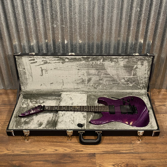 ESP LTD KH-602 Kirk Hammett Purple Sparkle EMG Guitar & Case KH602PSP #1629 Used