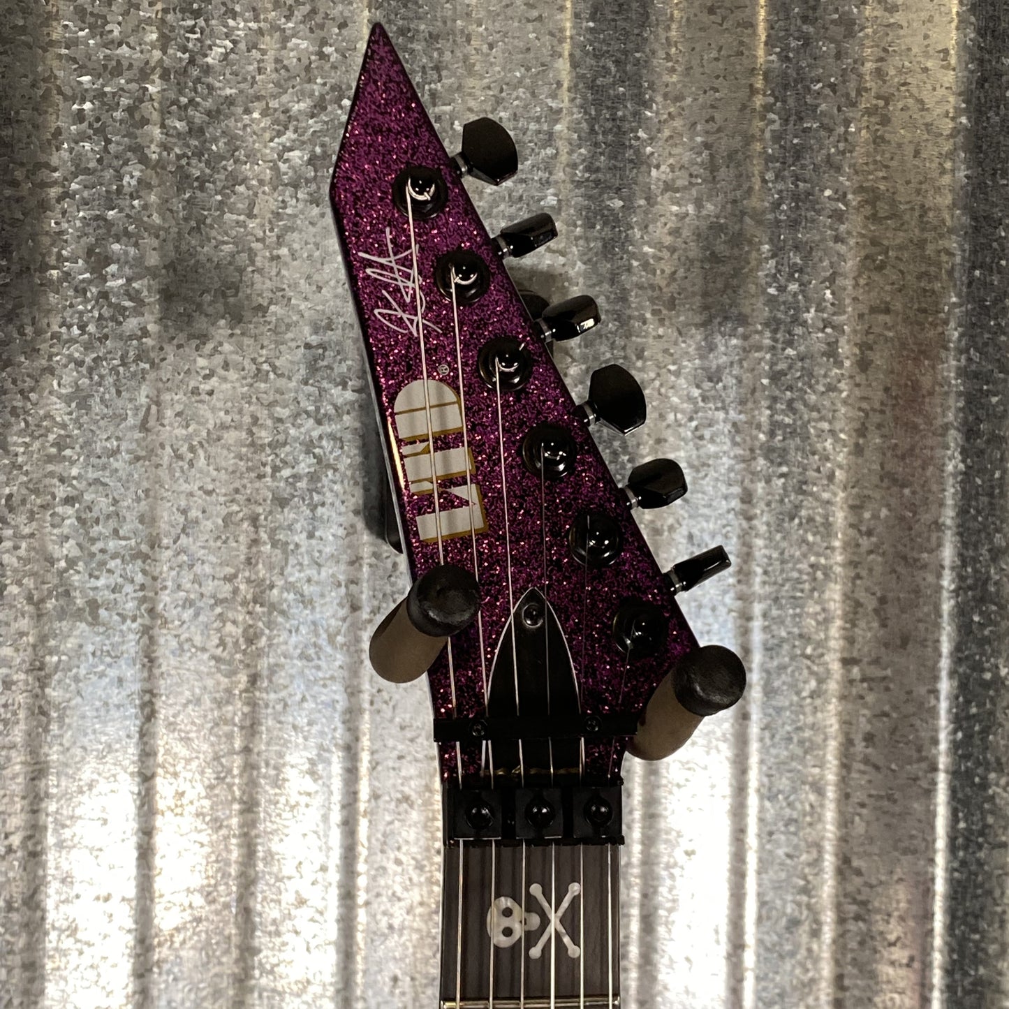 ESP LTD KH-602 Kirk Hammett Purple Sparkle EMG Guitar & Case KH602PSP #1629 Used