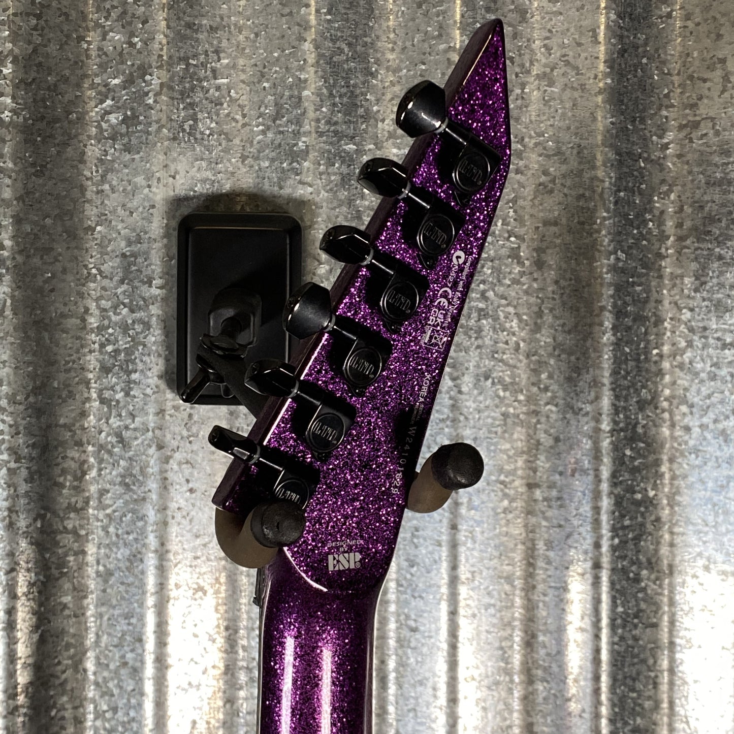 ESP LTD KH-602 Kirk Hammett Purple Sparkle EMG Guitar & Case KH602PSP #1629 Used