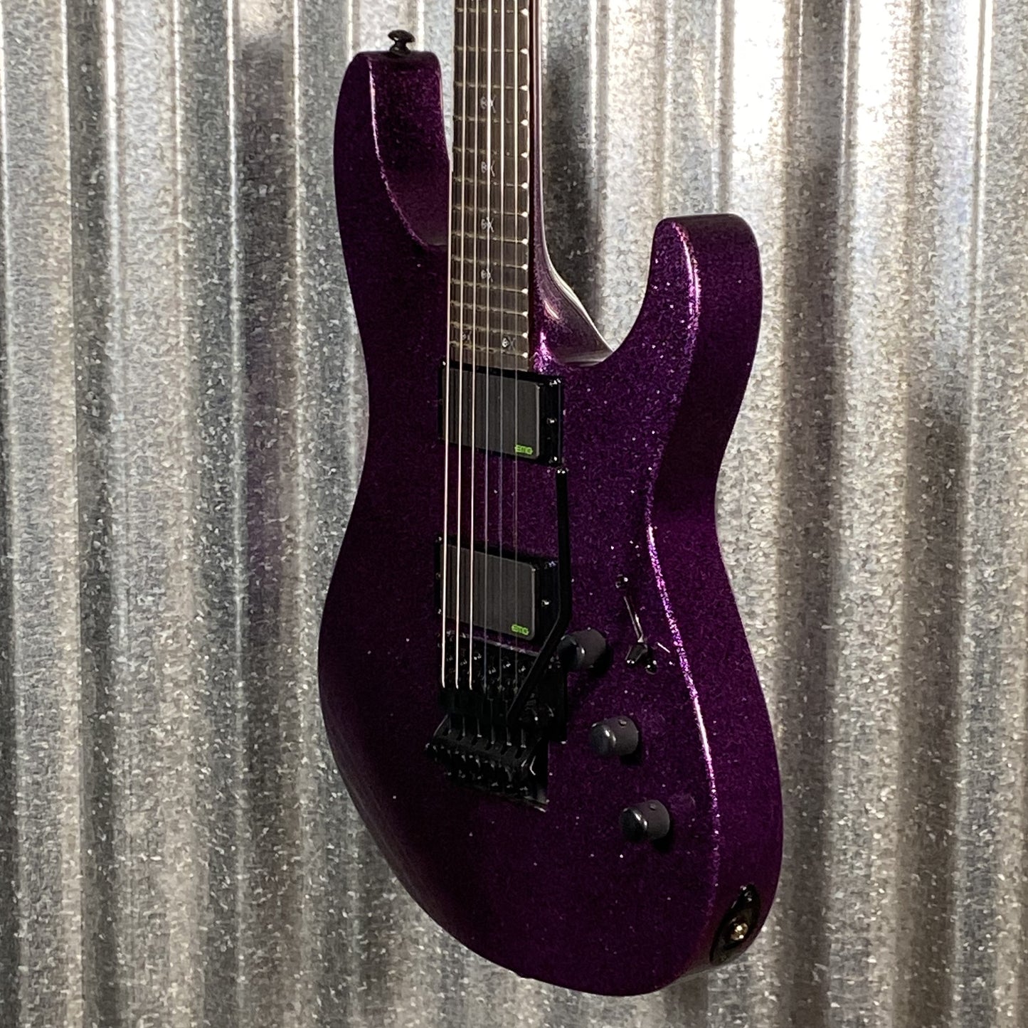 ESP LTD KH-602 Kirk Hammett Purple Sparkle EMG Guitar & Case KH602PSP #1629 Used