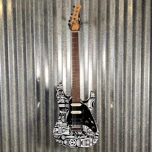 Westcreek Guitars JX-20 HSS Strat Style Native Black White #0226 Used