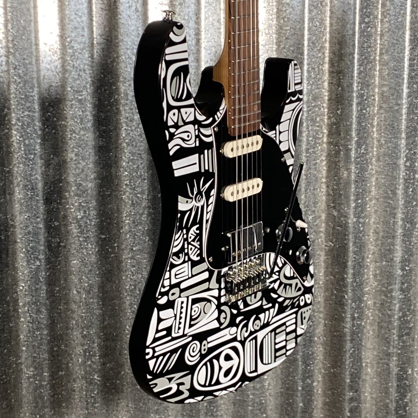 Westcreek Guitars JX-20 HSS Strat Style Native Black White #0226 Used